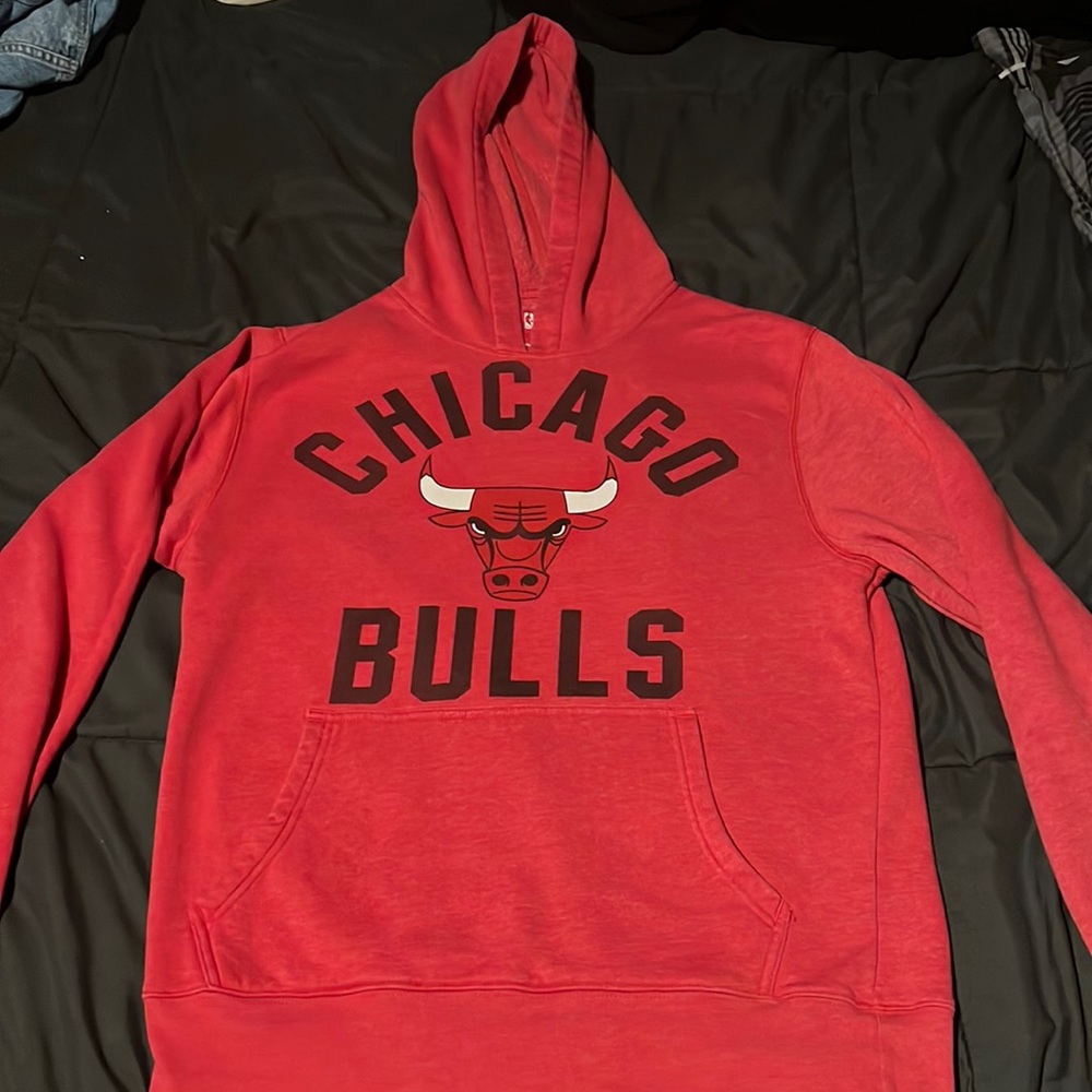 Chicago Bulls RED NBA Hoodie Men Size Small